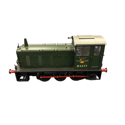 314 - Bachmann Brassworks Gauge 1 BR green late crest D2277 Class 04, excellent in good plus Brassworks bo... 