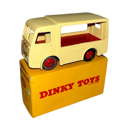 90 - Dinky Electric Dairy Van (N.C.B.) Job's Dairy No. 491, gnerally excellent in excellent yellow Dinky ... 