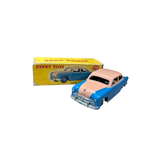 68 - Dinky Trio of American cars, generally excellent to good plus in good fair boxes (some end flaps mis... 