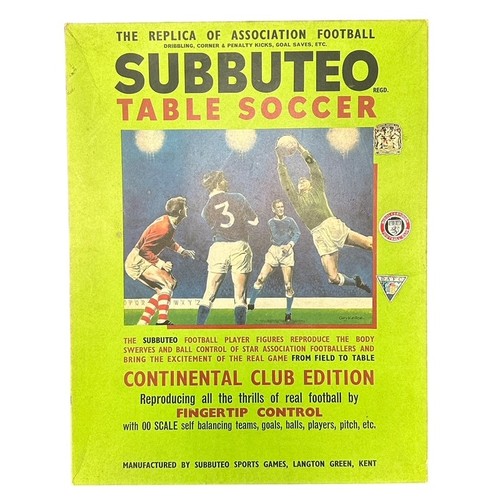 234 - Subbuteo Continental Club Edition set, generally excellent in good plus box (3 club badges applied),... 