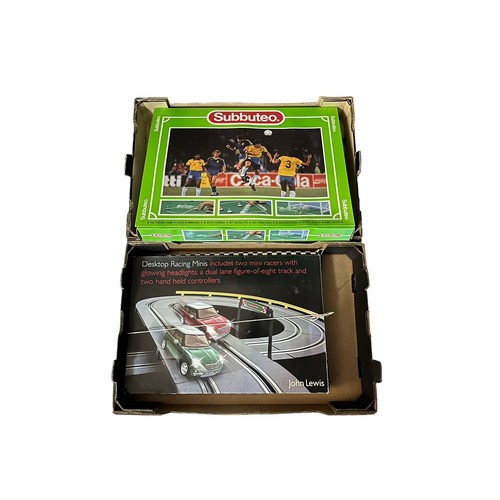 185 - Pair of Toy games, generally excellent in good plus or better boxes, with Subbuteo set (without Team... 