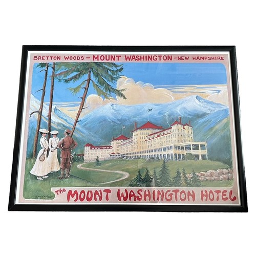 256 - The Mount Washington Hotel (USA) framed poster 