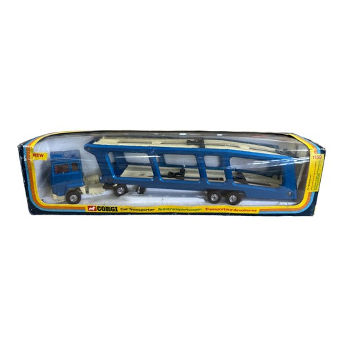 45 - Corgi. Car Transporter 1/36th scale No. 1159, generally excellent in good plus window box, with Ford... 