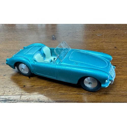 36 - Corgi MGA Sports Car No. 302, generally excellent in excellent Corgi Toys blue box, with metallic tu... 