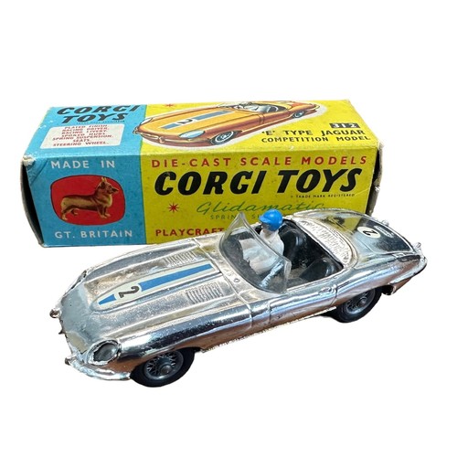 50 - Corgi E Type DHC Jaguar Competition No. 312, generally excellent to good plus in good plus box, chro... 