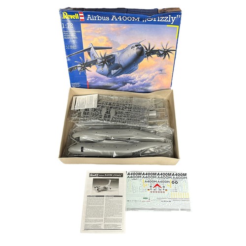 253 - Revell 1/72nd scale Airbus A400M Grizzly No. 04800, unmade plastic model  aircraft kit with instruct... 