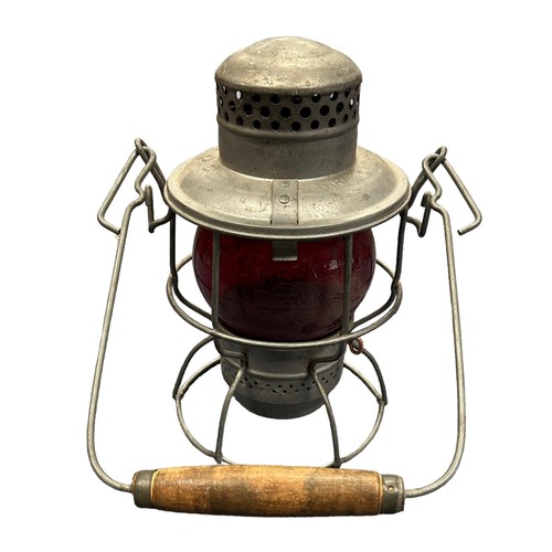 264 - Canadian Pacific Railroad red warning lamp, generally excellent to good plus. Contents unchecked for... 