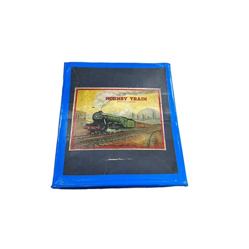 350 - Hornby Goods clockwork set No. 501 (NE), generally excellent to good plus in good box (blue tape rep... 