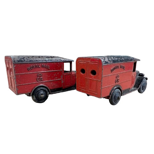 106 - Dinky Pair of 34 series Royal Mail Delivery Van, generally good to good fair. Contents unchecked and... 