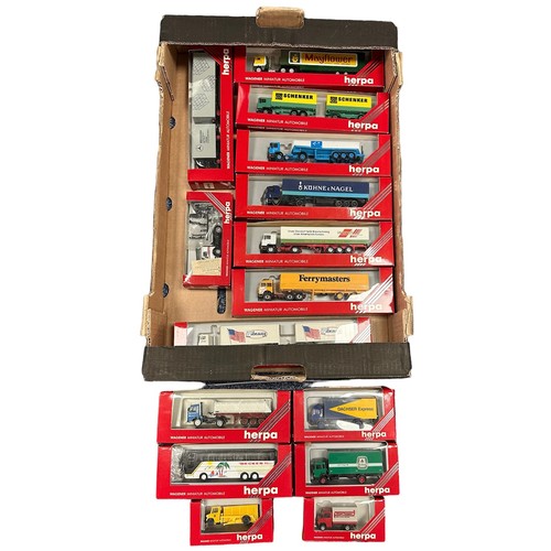 292 - Herpa 1/87 scale 00/H0 layout display models near mint in excellent boxes. ty 15