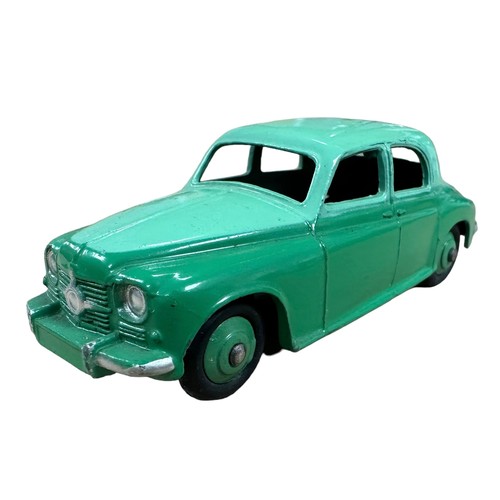 117 - Dinky  Rover 75 Saloon No. 156, two-tone green, ridged hubs, smooth tyres and silver trim, generally... 