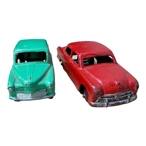 65 - Dinky unboxed car collection, generally excellent to good, with French Dinky Citroen 11BL No. 24n an... 