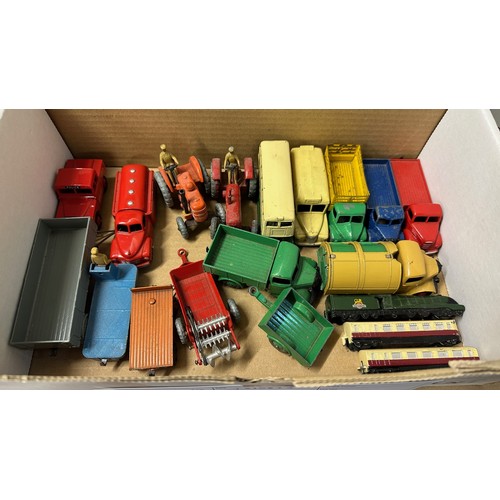 57 - Dinky unboxed commercial vehicle collection, generally excellent to good, with Bedford Refuse Wagon ... 