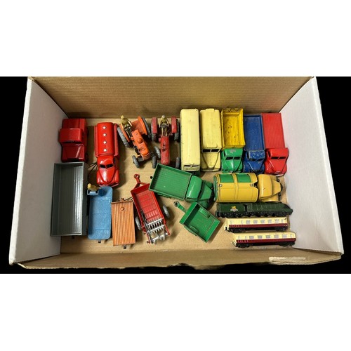 57 - Dinky unboxed commercial vehicle collection, generally excellent to good, with Bedford Refuse Wagon ... 