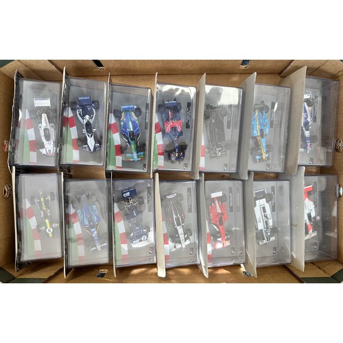 172 - 1/43rd scale Formula One collection, generally mint to excellent in excellent plastic cases or boxes... 