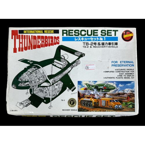 254 - Imai (Japan) Gerry Anderson's TV Thunderbirds No. 1 Rescue Set unmade plastic kit No. B-2080-1000, g... 