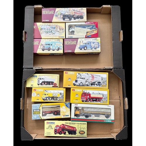 22 - Corgi Classics lorry collection, generally excellent to good plus in excellent boxes, with Heritage ... 