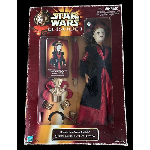 233 - Star Wars Episode 1 Jedi Knight Obi-Wan Kenobi interactive talking bank No. 13708 and Hasbro Queen A... 