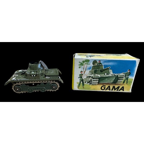 246 - Gama (West Germany) tinplate  Tank No. 634, generally excellent to good plus (some wheel corrosion) ... 