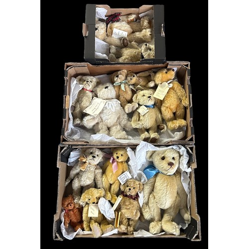 238 - Teddy bears unboxed collection, range of Steiff, Barton Bears, Pam Howells, Michael & Judy Walton (N... 