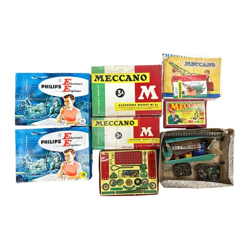 200A - Meccano miscellaneous collection various items, manuals etc with Meccano Accessory Outfit, Meccano A... 