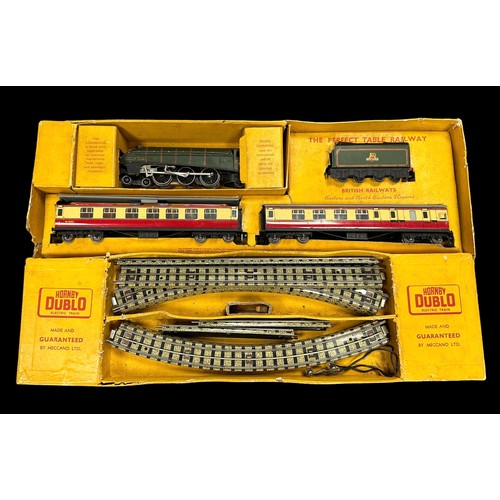 298 - Hornby Dublo. 3-rail Passenger Train Set No. EDP15, generally excellent to good plus in good box, wi... 