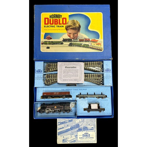 297 - Hornby Dublo. 3-rail Train Set No. EDG18, generally excellent to good plus in good box (tears to lid... 