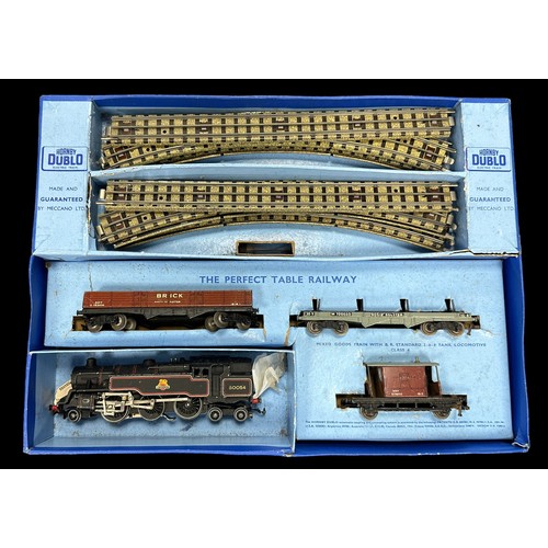 297 - Hornby Dublo. 3-rail Train Set No. EDG18, generally excellent to good plus in good box (tears to lid... 