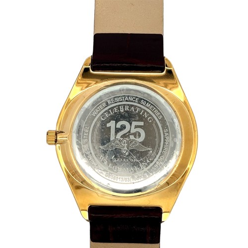 121 - An unused Rotary Ultra Slim watch, GS08013/03 (16550). Gold PVD stainless steel case with profile of... 