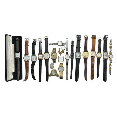 111 - Collection of various modern watches, including; Rostini, Lorus, Chateau, Sekonda & numerous quartz ... 