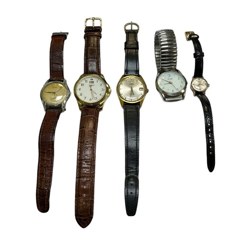 110 - A collection of wristwatches (5) with Roamer Stingray Auto 44 Date in box, Everite, Timex, Limit and... 