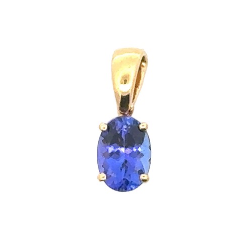 1 - An Iliana 18ct gold and tanzanite pendant in Iliana box with guarantee card. Total weight 0.91g.
Ple... 