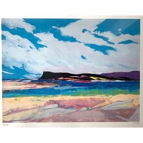 373 - Donald Hamilton Fraser RA (British, 1929-2009), Seascape, limited edition screen-print. Signed and n... 