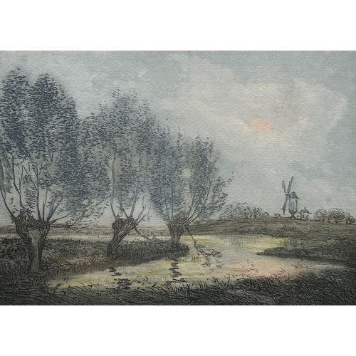 390 - Paul Mansard (French, Early 20th Century), Pair of First World War era aquatint landscape etchings, ... 