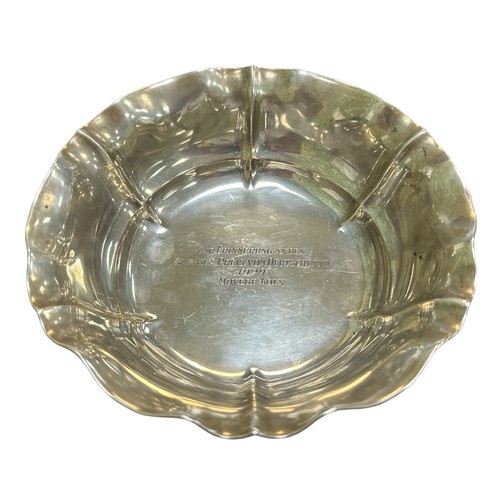 134 - 1929 German Grand Prix, continental silver commemorative bowl marking the 1929 German Grand Prix, in... 