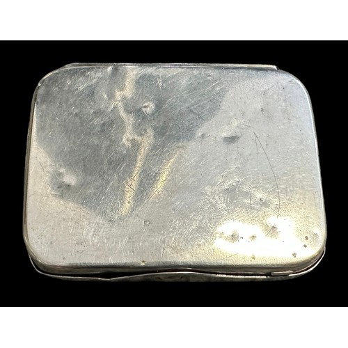 133 - Silver concealed erotic cigarette case by John Collard Vickery 1914, with concealed erotic nude inse... 