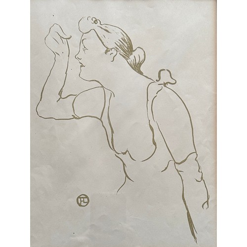 383 - Henri de Toulouse-Lautrec (French, 1864-1901), ‘Paula Brebion’ Lithograph on paper (1893), printed i... 