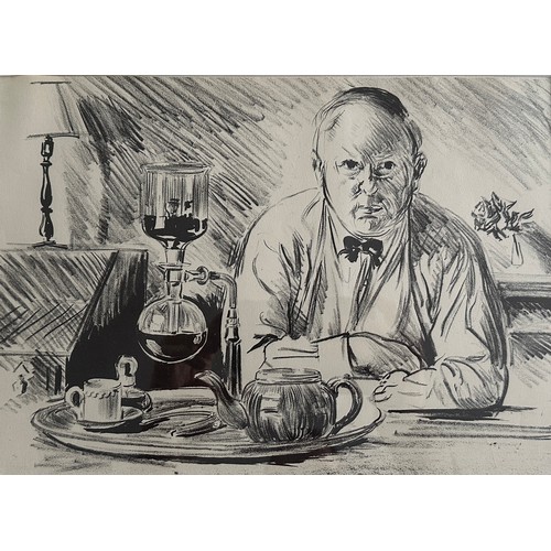 375 - Russell Sidney Reeve (1895-1970), ‘Self Portrait’ artist’s proof Lithograph on paper. Unframed. Blac... 