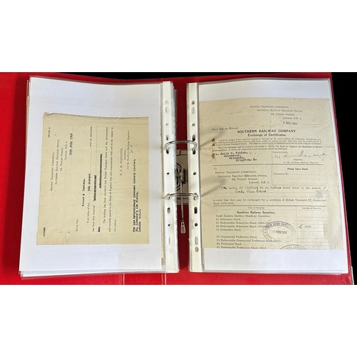 228 - 19th Century onwards UK Rail Company Share Certificates, Debentures, Dividend notices, etc., general... 