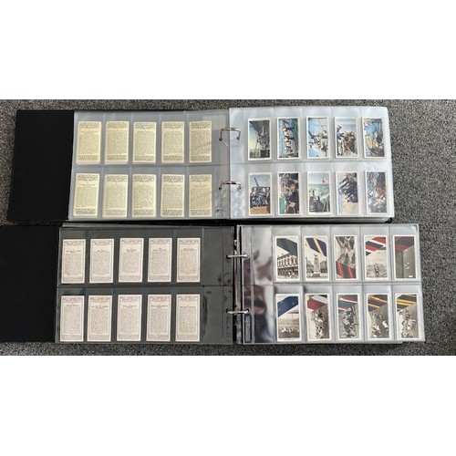 298 - Collection of cigarette cards, complete sets sleeved in 5 albums, in very good to excellent conditio... 