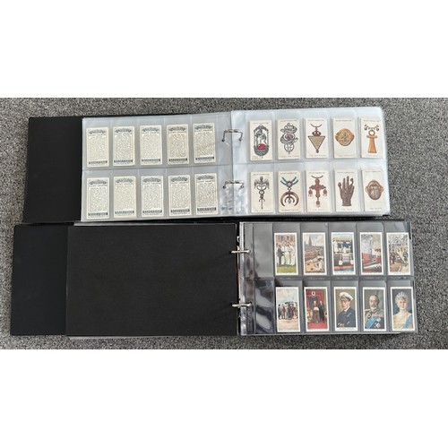 298 - Collection of cigarette cards, complete sets sleeved in 5 albums, in very good to excellent conditio... 