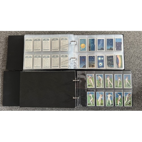 298 - Collection of cigarette cards, complete sets sleeved in 5 albums, in very good to excellent conditio... 