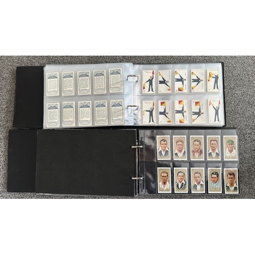 298 - Collection of cigarette cards, complete sets sleeved in 5 albums, in very good to excellent conditio... 