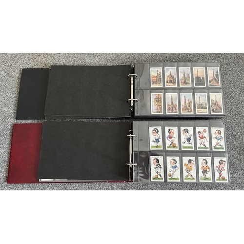 298 - Collection of cigarette cards, complete sets sleeved in 5 albums, in very good to excellent conditio... 