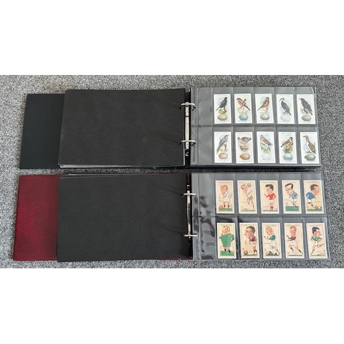 298 - Collection of cigarette cards, complete sets sleeved in 5 albums, in very good to excellent conditio... 