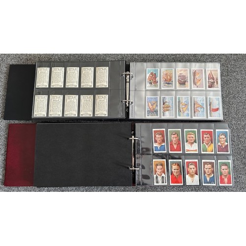 298 - Collection of cigarette cards, complete sets sleeved in 5 albums, in very good to excellent conditio... 