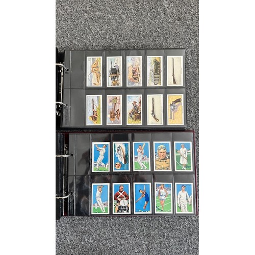 298 - Collection of cigarette cards, complete sets sleeved in 5 albums, in very good to excellent conditio... 