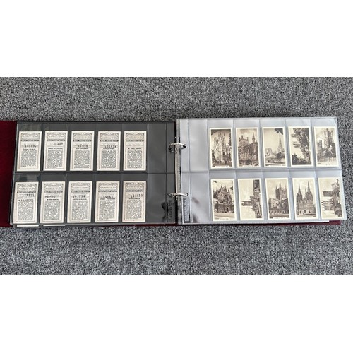 298 - Collection of cigarette cards, complete sets sleeved in 5 albums, in very good to excellent conditio... 