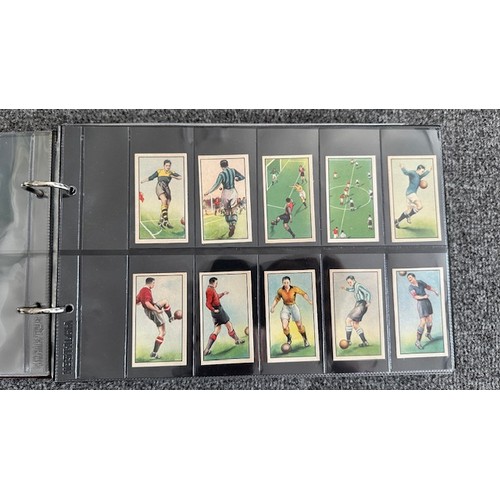 298 - Collection of cigarette cards, complete sets sleeved in 5 albums, in very good to excellent conditio... 