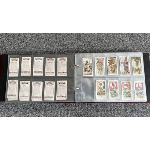 298 - Collection of cigarette cards, complete sets sleeved in 5 albums, in very good to excellent conditio... 